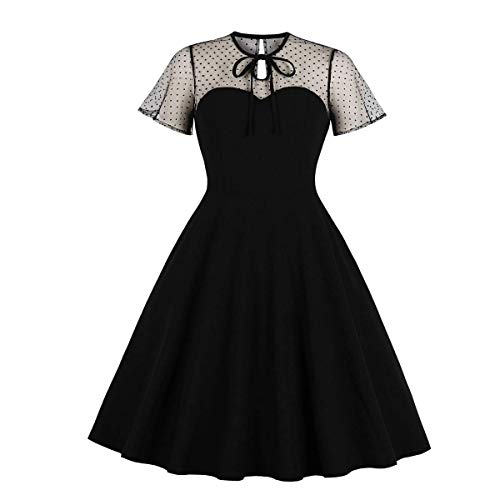 Vintage Polka Dot 1950s Retro Swing Dress - Get Ready to Rockabilly the Party!