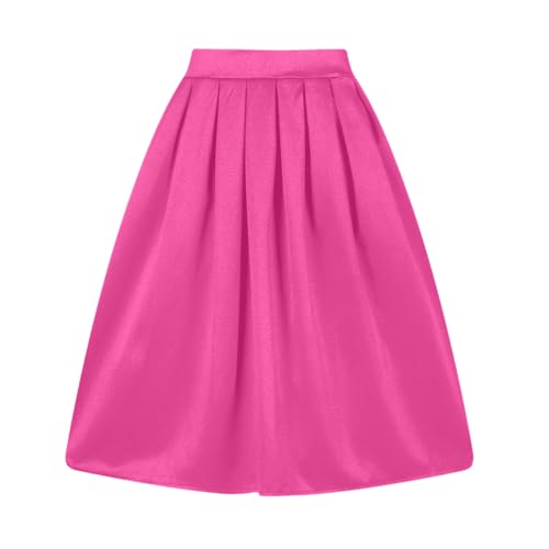 Timeless Elegance: Taydey A-Line Vintage Midi Skirt for Women