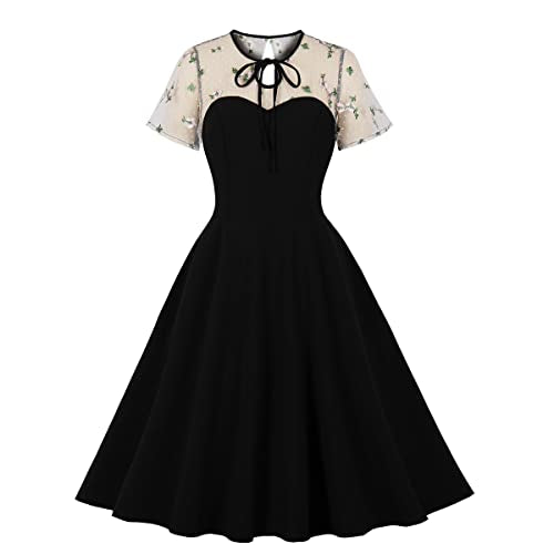 Vintage Polka Dot 1950s Retro Swing Dress - Get Ready to Rockabilly the Party!