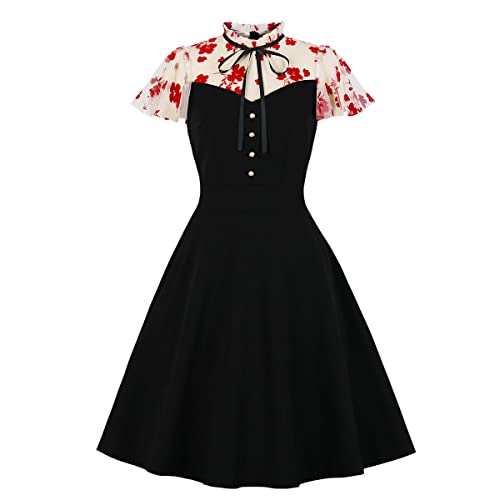 Vintage Polka Dot 1950s Retro Swing Dress - Get Ready to Rockabilly the Party!