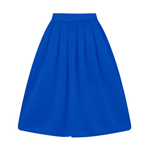 Timeless Elegance: Taydey A-Line Vintage Midi Skirt for Women