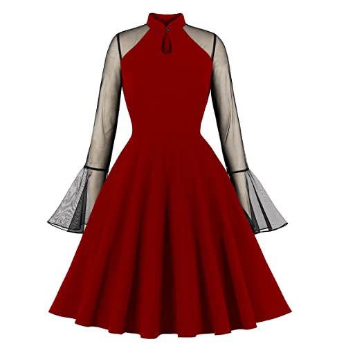 Vintage Polka Dot 1950s Retro Swing Dress - Get Ready to Rockabilly the Party!