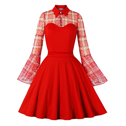 Vintage Polka Dot 1950s Retro Swing Dress - Get Ready to Rockabilly the Party!