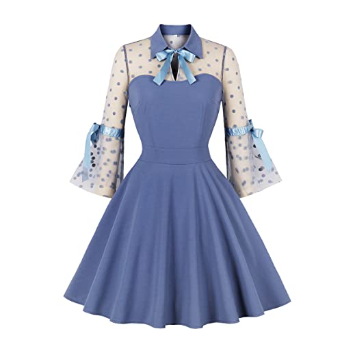 Vintage Polka Dot 1950s Retro Swing Dress - Get Ready to Rockabilly the Party!