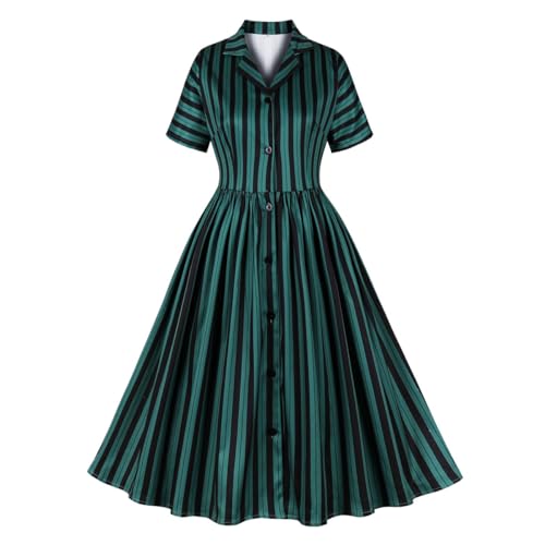 Vintage Glamour: Retro 1950s Rockabilly Midi Dress with Bow Detail