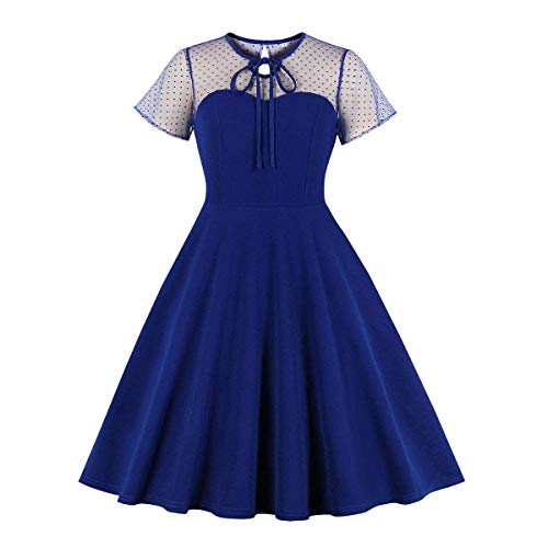 Vintage Polka Dot 1950s Retro Swing Dress - Get Ready to Rockabilly the Party!