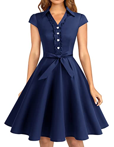 Vintage Elegance: Wedtrend Women's 1950s Retro Rockabilly Swing Dress