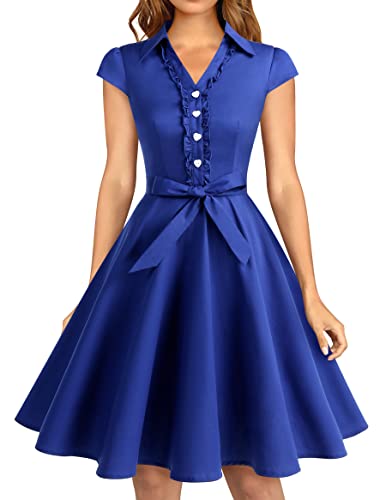 Vintage Elegance: Wedtrend Women's 1950s Retro Rockabilly Swing Dress