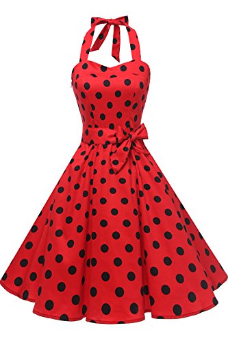 Vintage Polka Audrey Dress - Your Perfect Retro Chic Cocktail Look