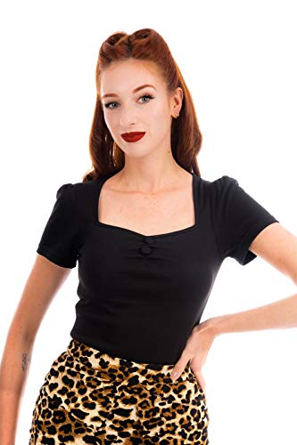 Retro Elegance: Ro Rox Doris Pinup Sweetheart Blouse