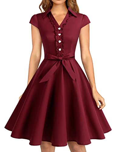 Vintage Elegance: Wedtrend Women's 1950s Retro Rockabilly Swing Dress