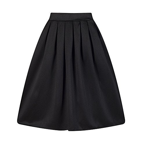 Timeless Elegance: Taydey A-Line Vintage Midi Skirt for Women