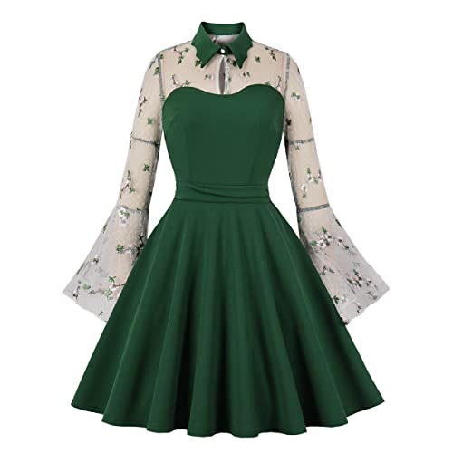 Vintage Polka Dot 1950s Retro Swing Dress - Get Ready to Rockabilly the Party!