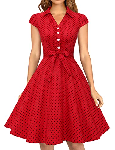 Vintage Elegance: Wedtrend Women's 1950s Retro Rockabilly Swing Dress