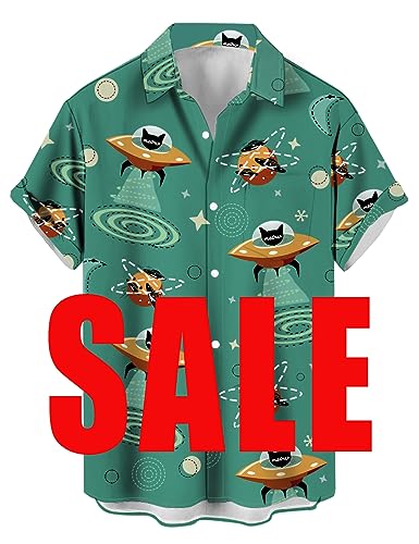 Rock the Retro Vibes with QIVICIMA Men's Vintage Hawaiian Camp Shirts