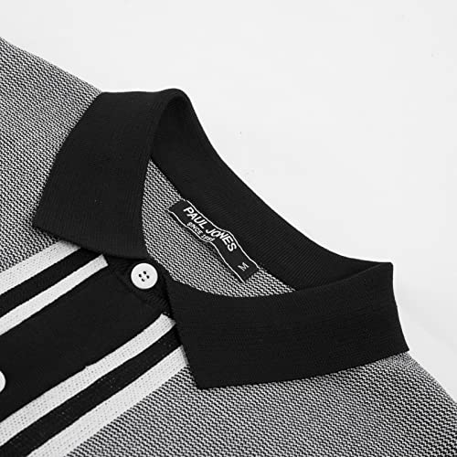 Retro Stripe Knit Polo Shirt: A Must-Have for Your 2022 Wardrobe!