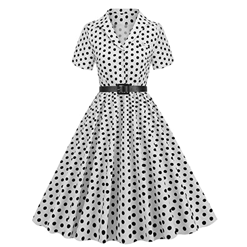 Vintage Glamour: Retro 1950s Rockabilly Midi Dress with Bow Detail