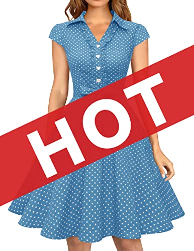 Vintage Elegance: Wedtrend Women's 1950s Retro Rockabilly Swing Dress