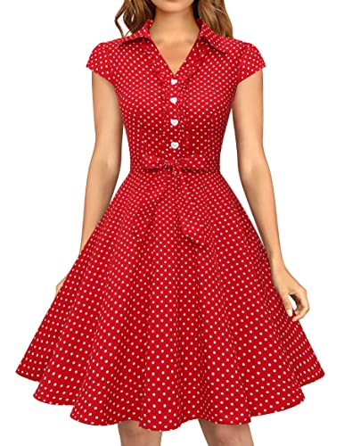 Vintage Elegance: Wedtrend Women's 1950s Retro Rockabilly Swing Dress