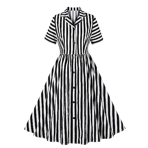 Vintage Glamour: Retro 1950s Rockabilly Midi Dress with Bow Detail