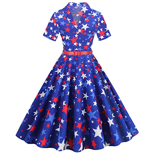 Vintage Glamour: Retro 1950s Rockabilly Midi Dress with Bow Detail