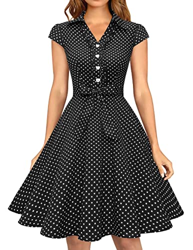 Vintage Elegance: Wedtrend Women's 1950s Retro Rockabilly Swing Dress